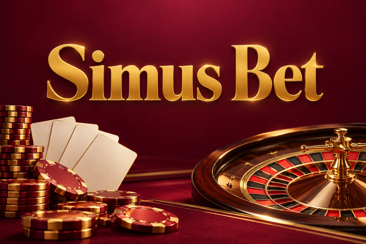 Banner Simus Bet con il bonus di benvenuto da 500 € e 150 giri gratis